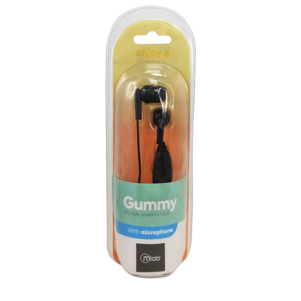 7721 - Audífono in-ear wired Gummy Black - Image 2