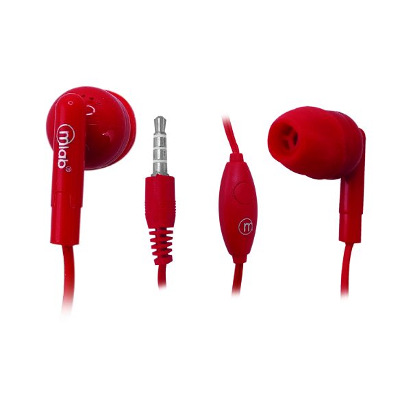 7723 - Audífono in-ear wired Gummy Red