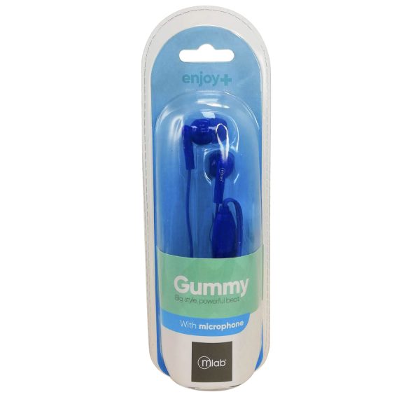 7724 - Audífono in-ear wired Gummy Blue - Image 2