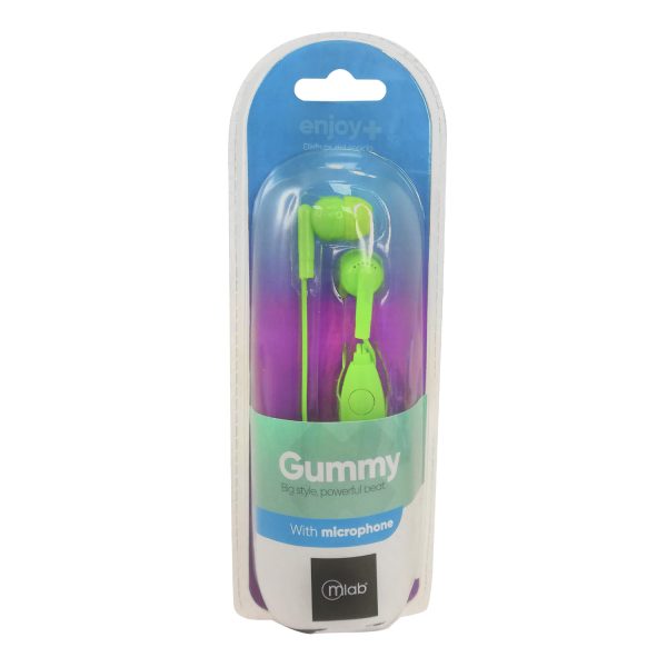 7725 - Audífono in-ear wired Gummy Green - Image 2