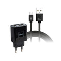 7900 - Kit Cargador Certificado 220v 2 en 1 + Cable Tipo C