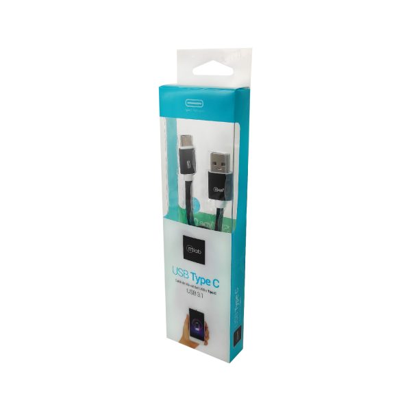 8004 - Cable USB a Tipo C Negro - Image 2
