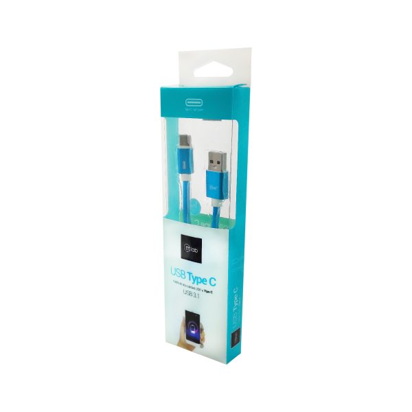 8007 - Cable USB a Tipo C Azul - Image 2