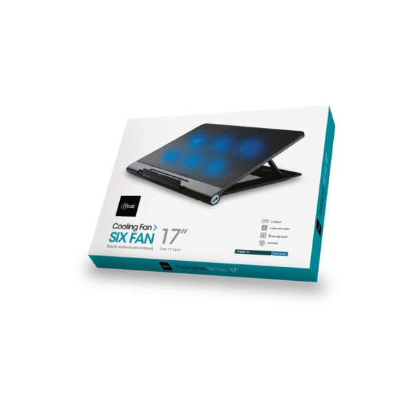 9037- Base Notebook Cooling Six Fan 17 - Image 3
