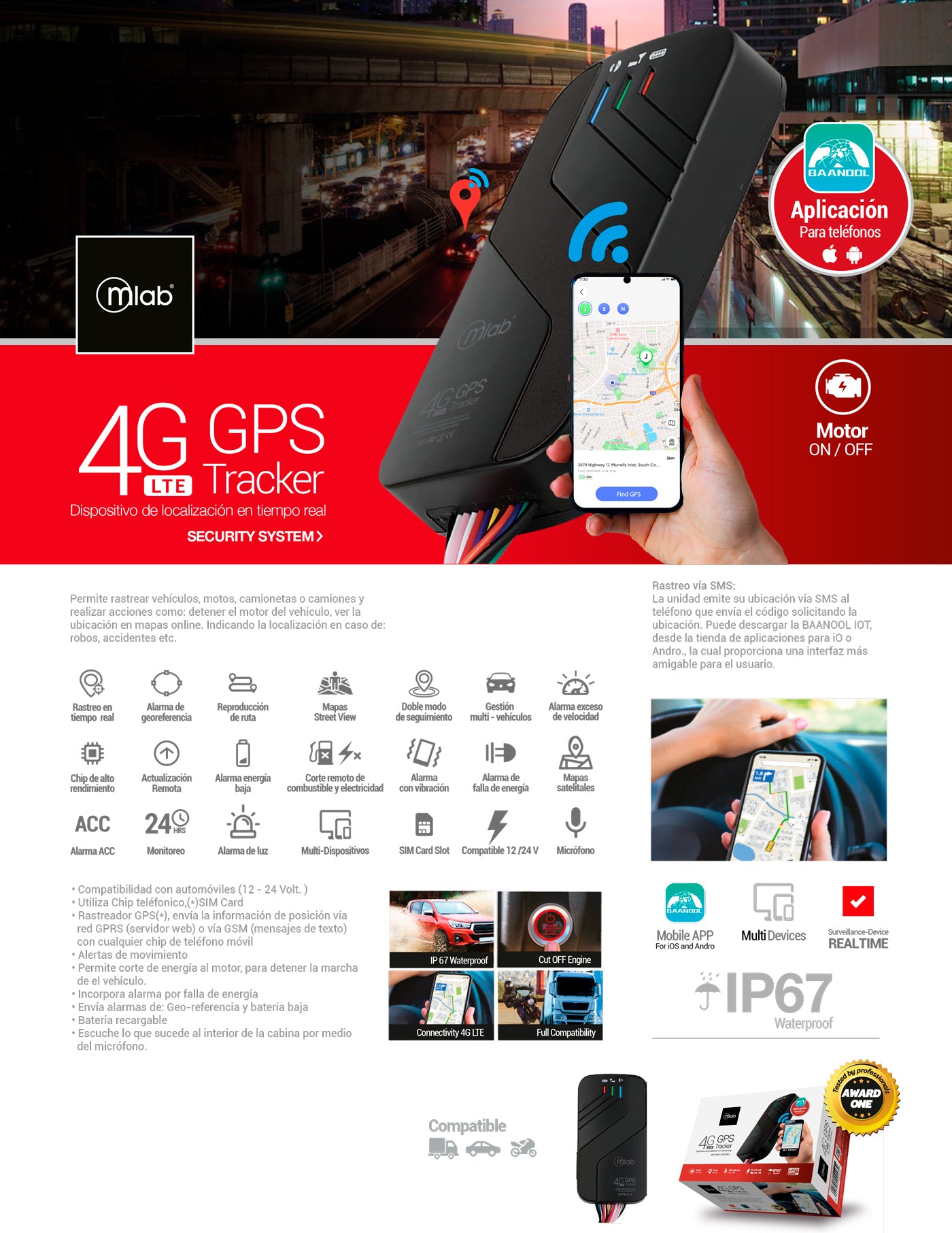 9223 – GPS Tracker 4G LTE