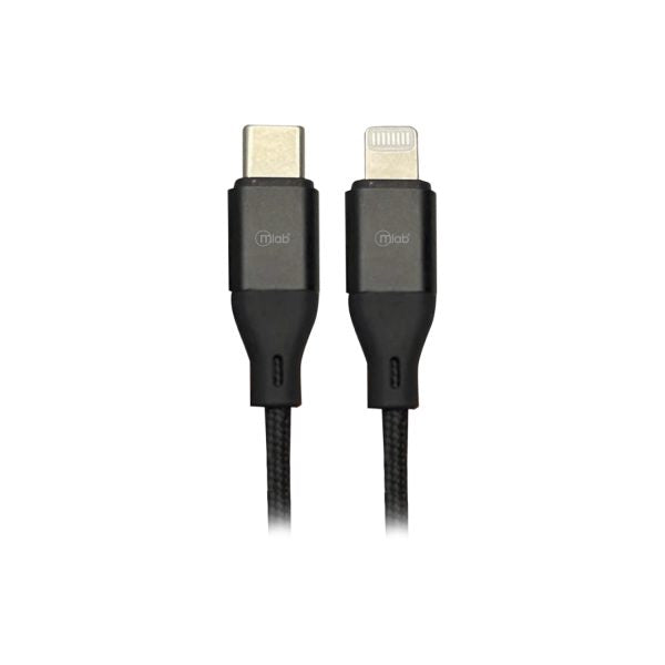 9265- Cable Certificado Lightning a Tipo C Black