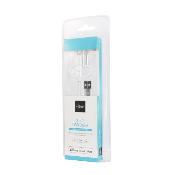 9268- Cable Certificado USB 3 en 1 multi connector - Image 3