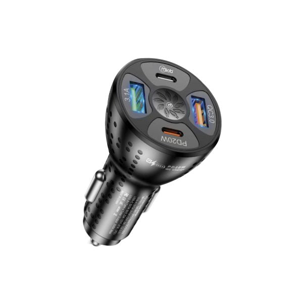 9273- Cargador 12V-32V, 4 Puertos , USB 3.0 y PD