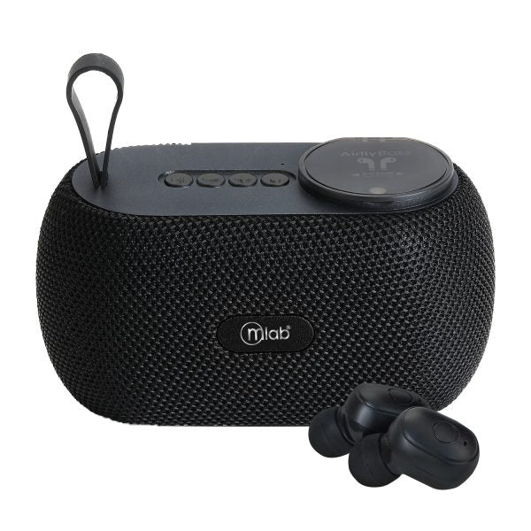 9301- Air-Dual Bass TWS Speaker + Audífonos