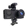 9318 - Cámara Auto DVR FHD, 3 Cámaras Front 1080p/ Inside 720p / Back 720p