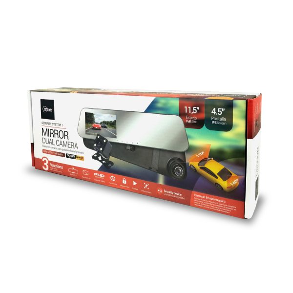 9320 - Cámara Espejo Auto DVR FHD 2 Cámaras Front 1080p/ Rear 720p - Image 6