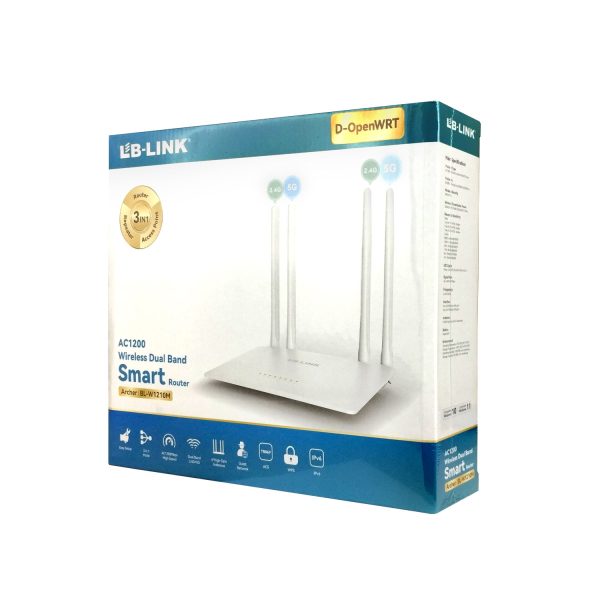 Router WIFI AC1200 DUAL BAND 1200MBPS HIGH GANG 4 ANTENAS 6dBi / BL-WR1210M