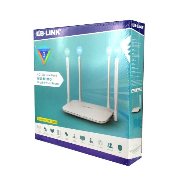 Router WIFI AC1200 GIGABIT PORT DUAL BAND 1200MBPS HIGH GANG 4 ANTENAS 6dBi / BL-WR1300H