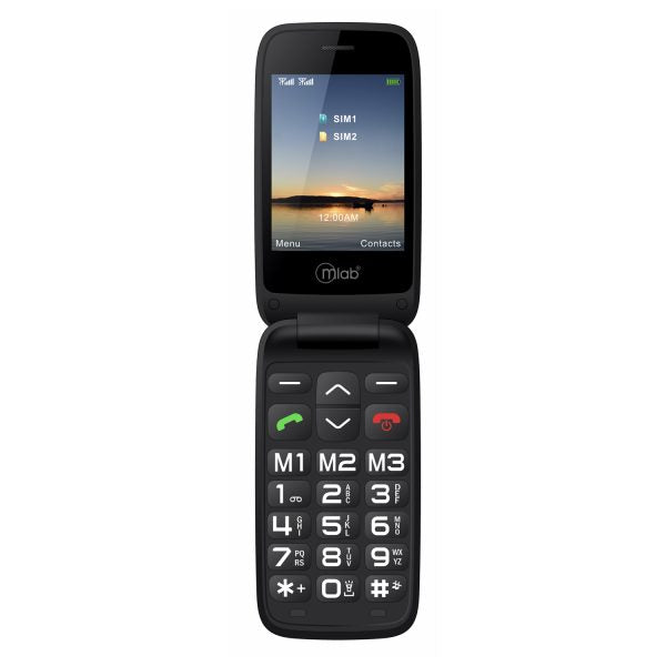 9338 -Telefono Senior Shell 4G SOS, doble pantalla  2,8"- 1,77" con base de carga - Image 2