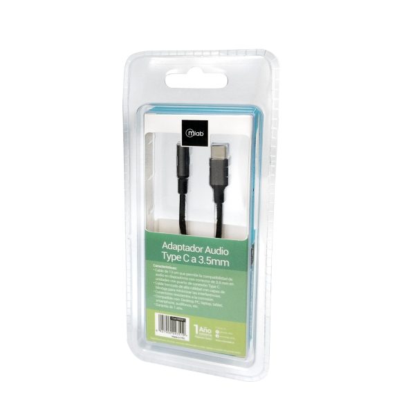 9351- Adaptador TYPE C a Jack Audio 3.5mm - Image 2