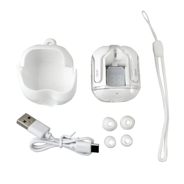 9354 - Glass Crystal TWS earbuds Stylish Design - Image 4