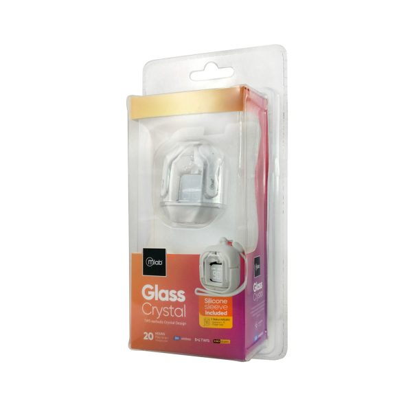 9354 - Glass Crystal TWS earbuds Stylish Design - Image 5