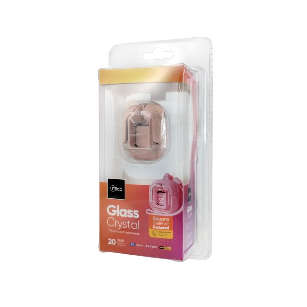 9355 - Glass Crystal TWS earbuds Stylish Design - Image 5