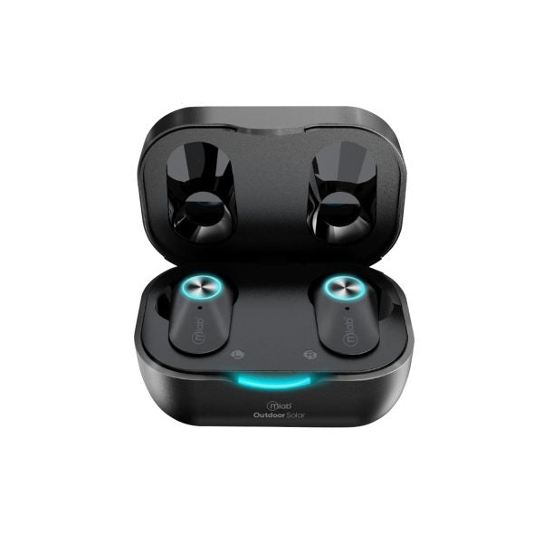 9359 - Outdoor Solar Earbuds with Solar Charging