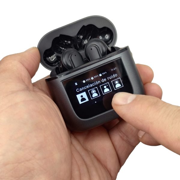 9365 - Mlab Audifono TWS ANC + ENC Travel Atmosphere Touch Screen PRO - Image 6