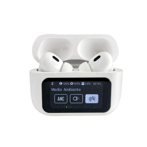 9368 - Mlab Audífonos TWS ANC + ENC Air-Smart Touch Screen Pro 5.0 - Image 6