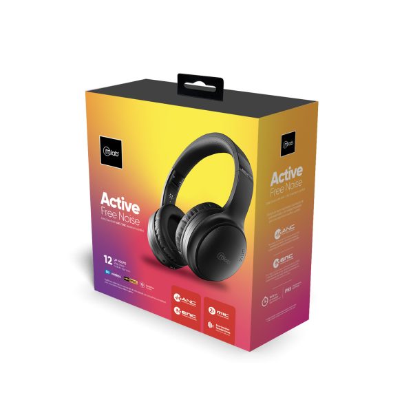 9374 - Audífono ANC + ENC Bluetooth Type C - Active Free Noise black - Image 7