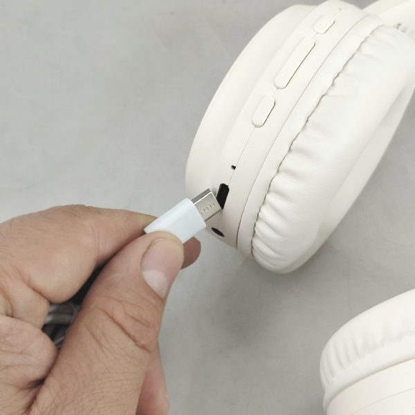 9375 - Audífono ANC + ENC Bluetooth Type C - Active Free Noise white - Image 4