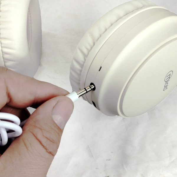 9375 - Audífono ANC + ENC Bluetooth Type C - Active Free Noise white - Image 5