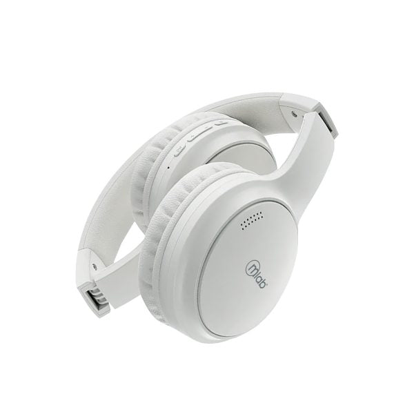 9375 - Audífono ANC + ENC Bluetooth Type C - Active Free Noise white - Image 3