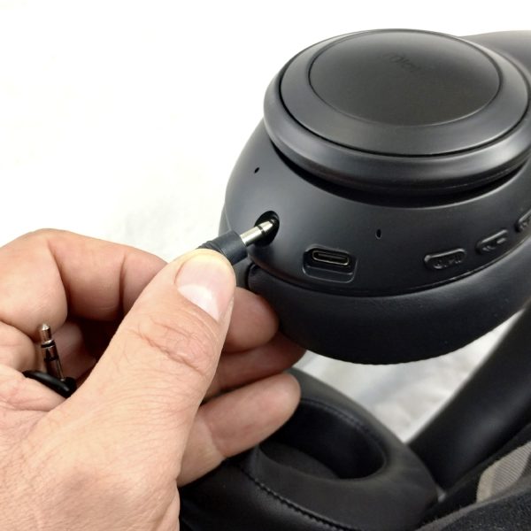 9376 - Audífono ANC + ENC Bluetooth Type C - Active Silence Studio  black - Image 5
