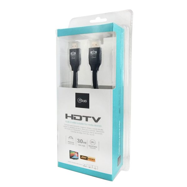 9379 - Cable HDMI Audio & Video 3 mt - Image 3
