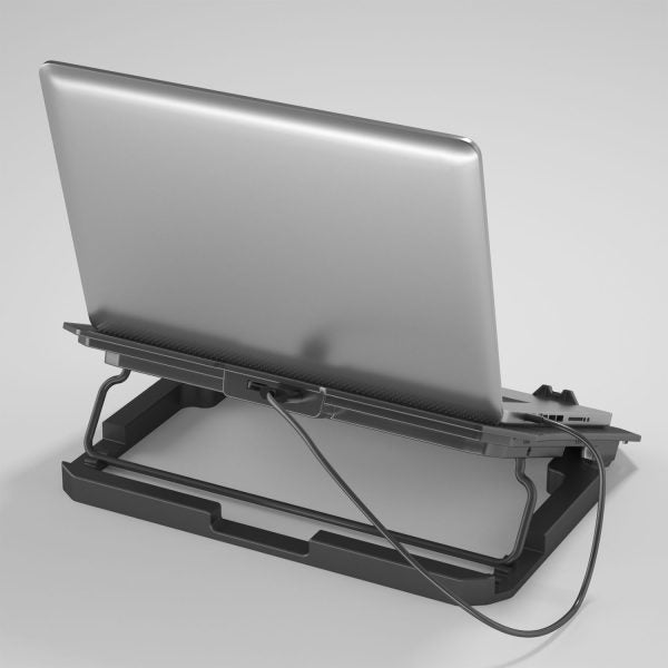 9383 - Mlab base ventilador notebook Six Fan 60 LCD Display Speeder - Image 4