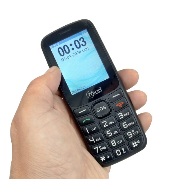 9387 -Teléfono Senior Bar 4G SOS,  2,4"- Black - Image 6