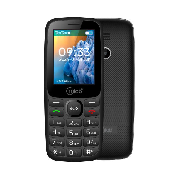 9387 -Teléfono Senior Bar 4G SOS,  2,4"- Black - Image 2