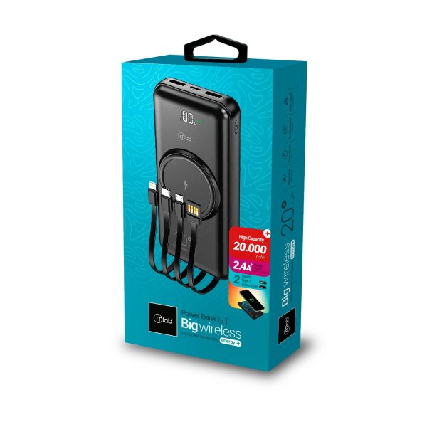 9411 - Power bank 6.1 Big Wireless 20.000 mAh - Image 10