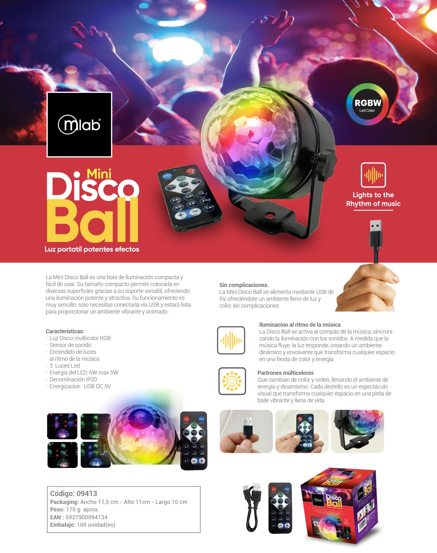 9413 – Disco Ball Mini
