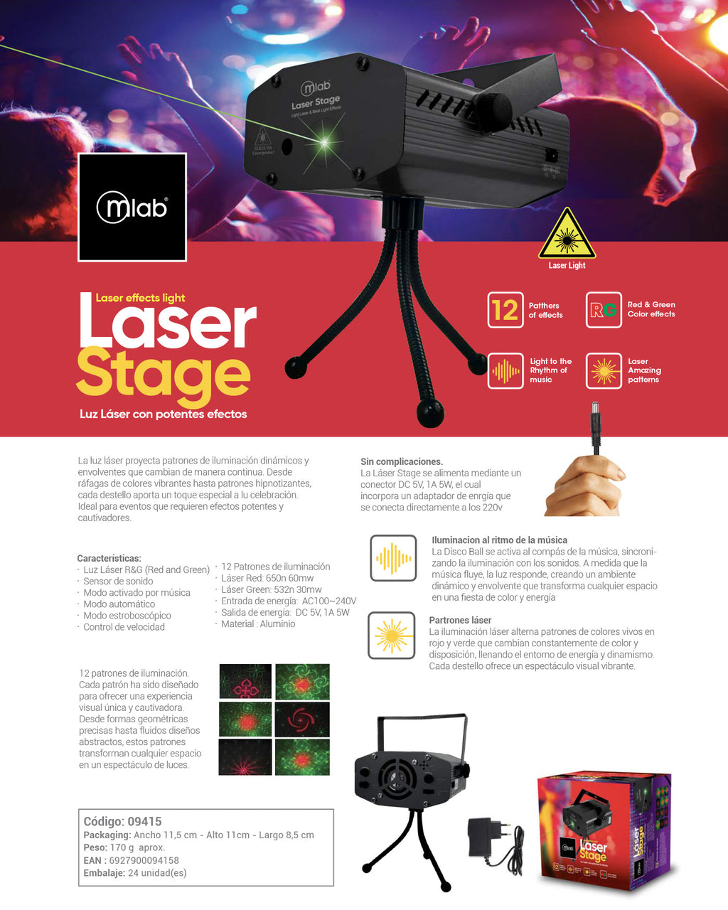9415 – Laser Stage Laser effects light