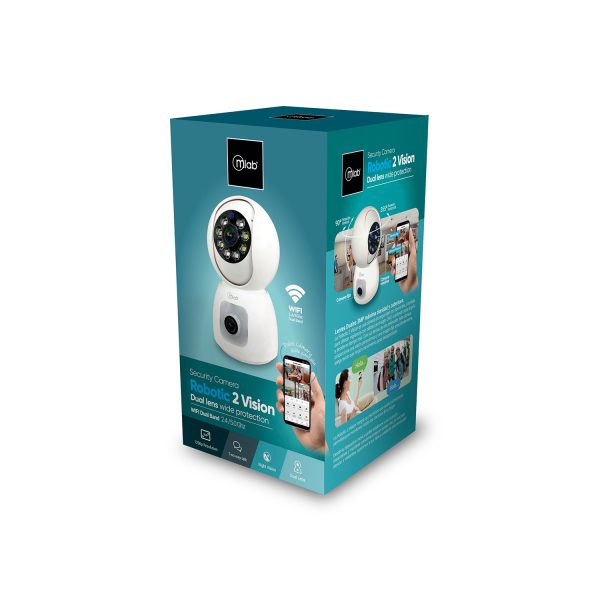 9418 - Camara IP Robotic 2 Vision Dualens Doble Lente 1080P WIFI Dual-Band PTZ - Image 9