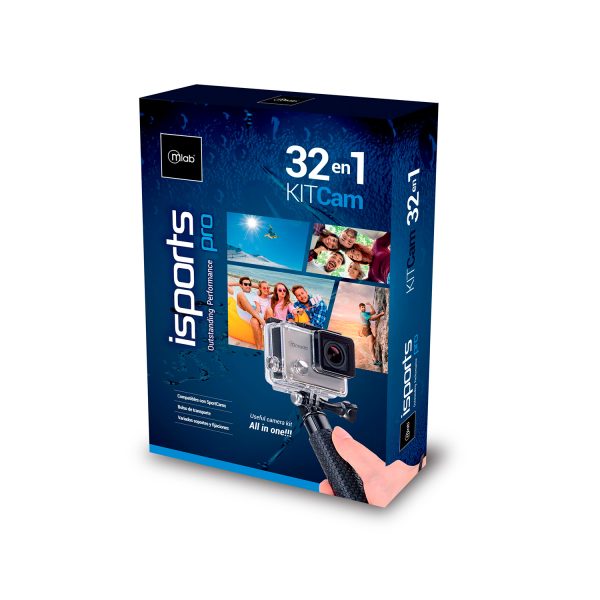 9420 - Kit Accesorios 32 en 1 cámaras deportivas iSport Pro - Image 6