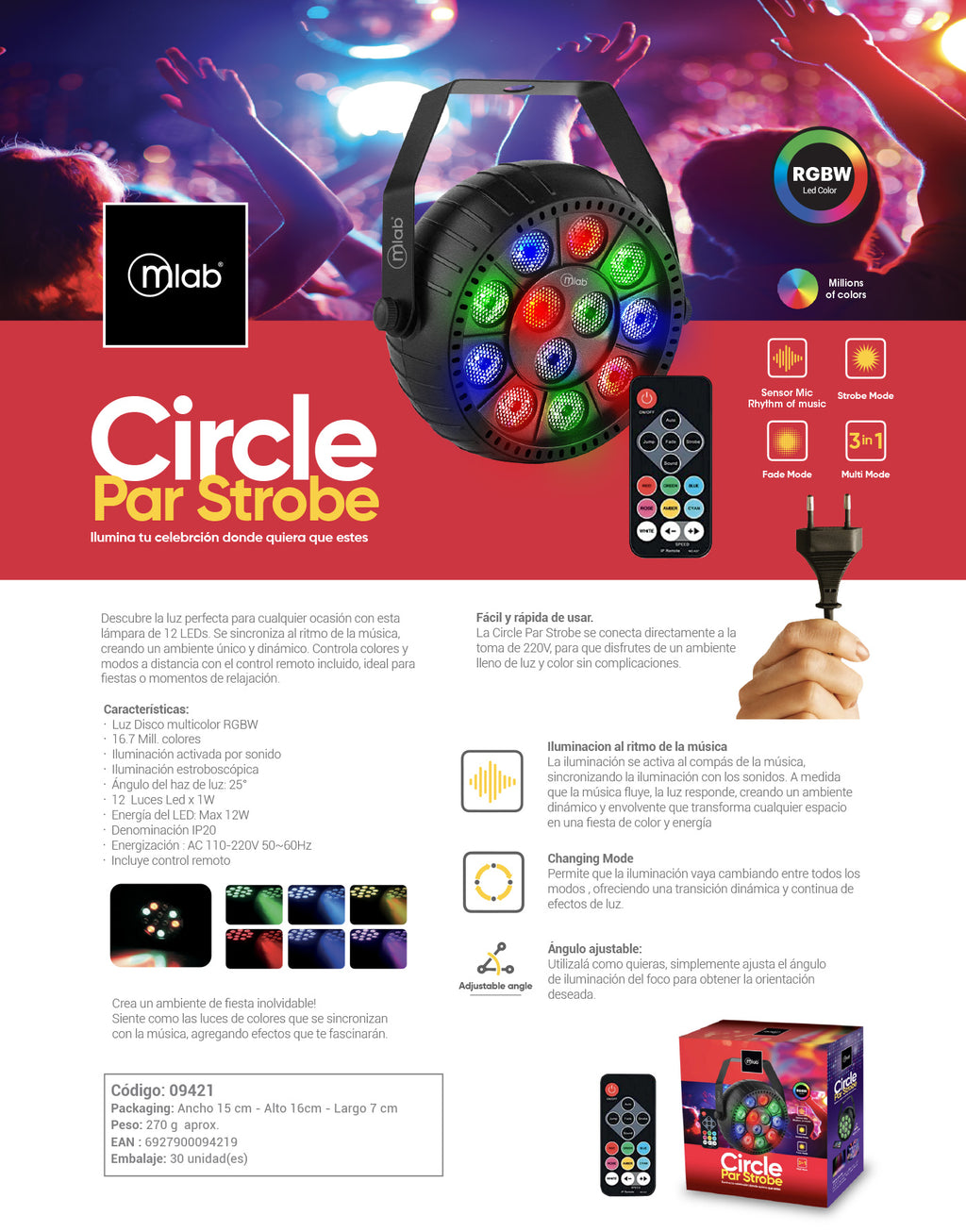 9421 – Circle Par Strobe