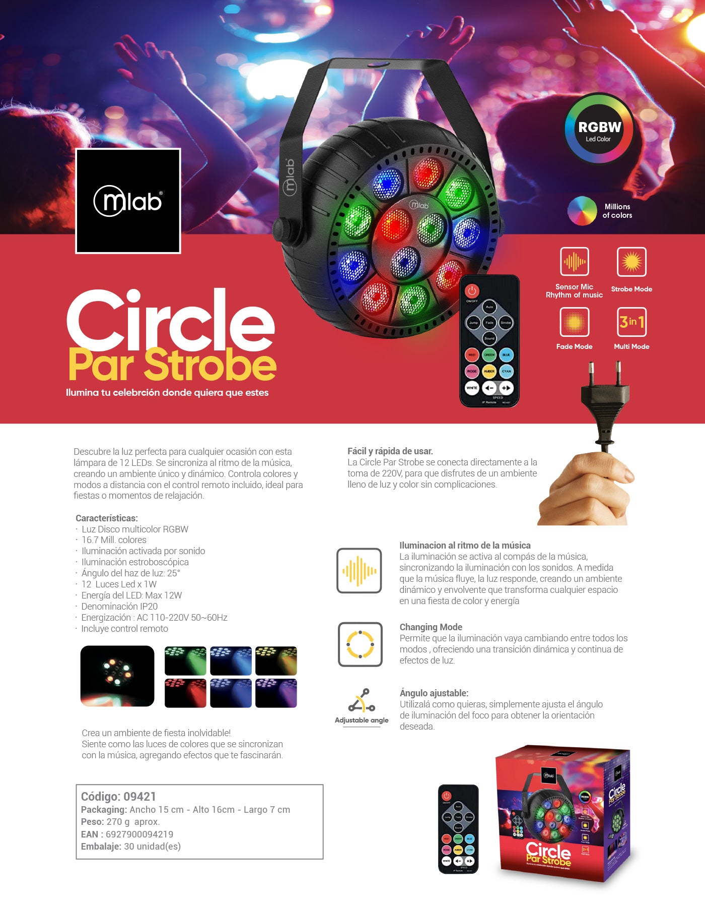 9421 – Circle Par Strobe
