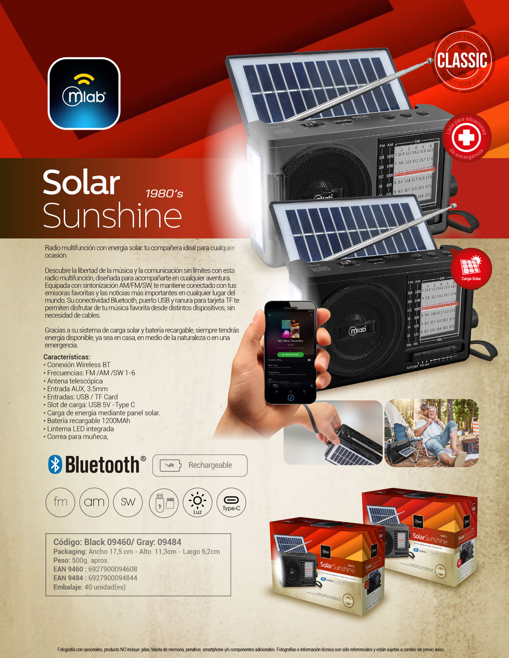 9460 – Solar Sunshine 1980´s – Black
