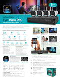 9465 – NVR KIT WIFI Eye View Pro Kit de seguridad con NVR + 4 cámaras.