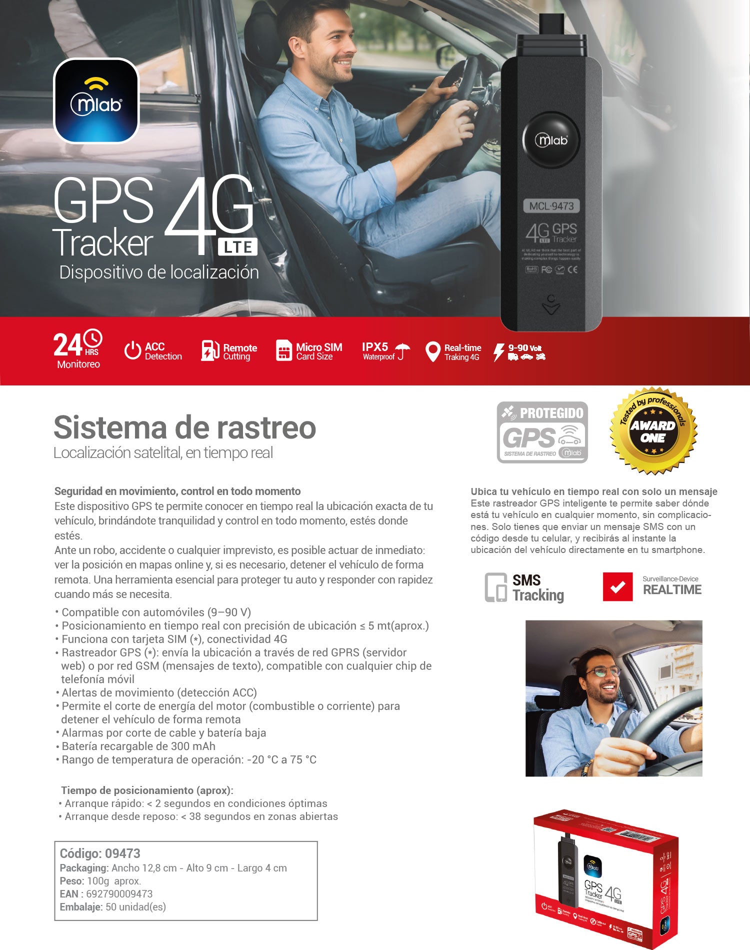 9473 – GPS Tracker 4G LTE