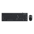 KM 8101 – KIT TECLADO & MOUSE INÁLAMBRICO COPILOT USB BLACK KM-8101-BK