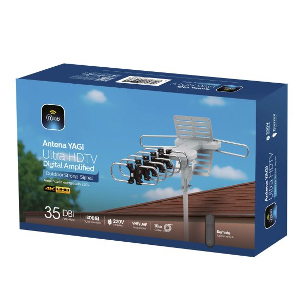 9563 - Antena YAGI Ultra HDTV Digital Amplified - Image 6
