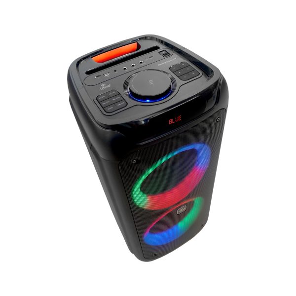 9566 - Flaming Big Bass 8" Black - Image 3