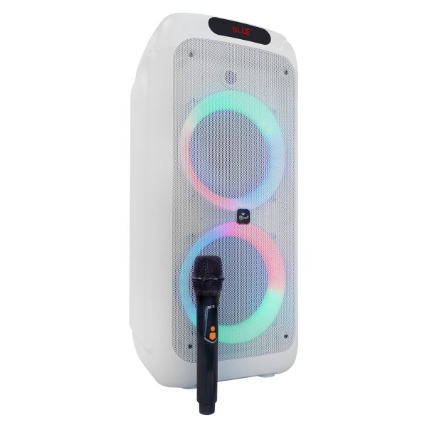 9567 - Flaming Big Bass 8" White - Image 2