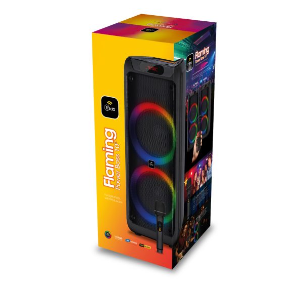9568 - Flaming Power Bass 10" Black - Image 5