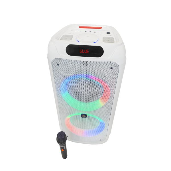 9569 - Flaming Power Bass 10" White - Image 3